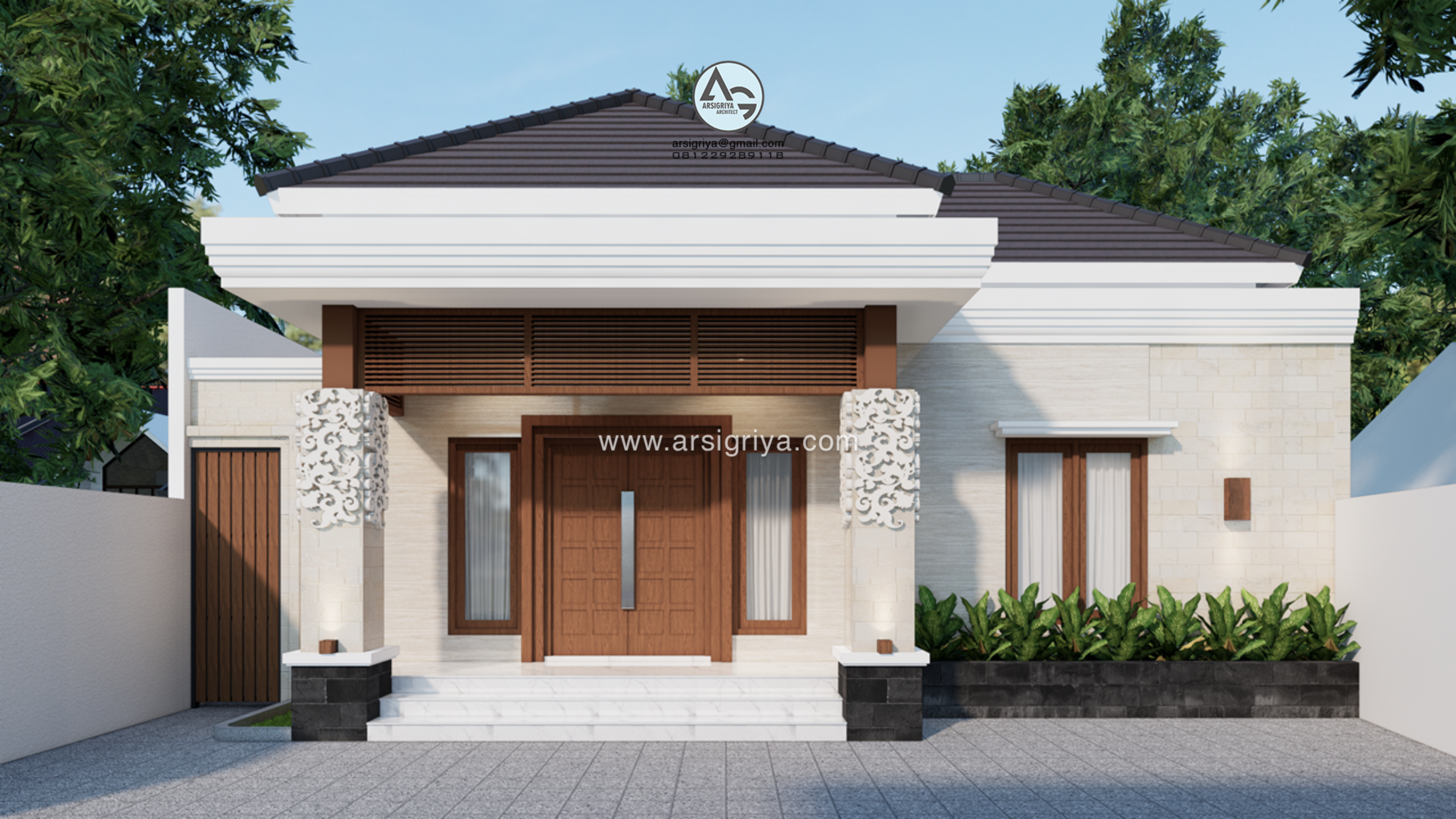 Rumah Tinggal 1 Lantai Tropis Modern – Bapak Hairul, Riau