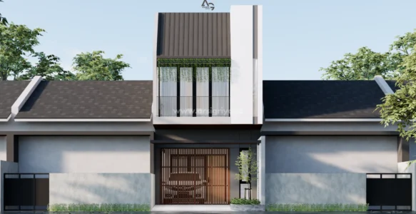 Rumah Tinggal 2 Lantai Modern Minimalis-Bapak Avid Demak